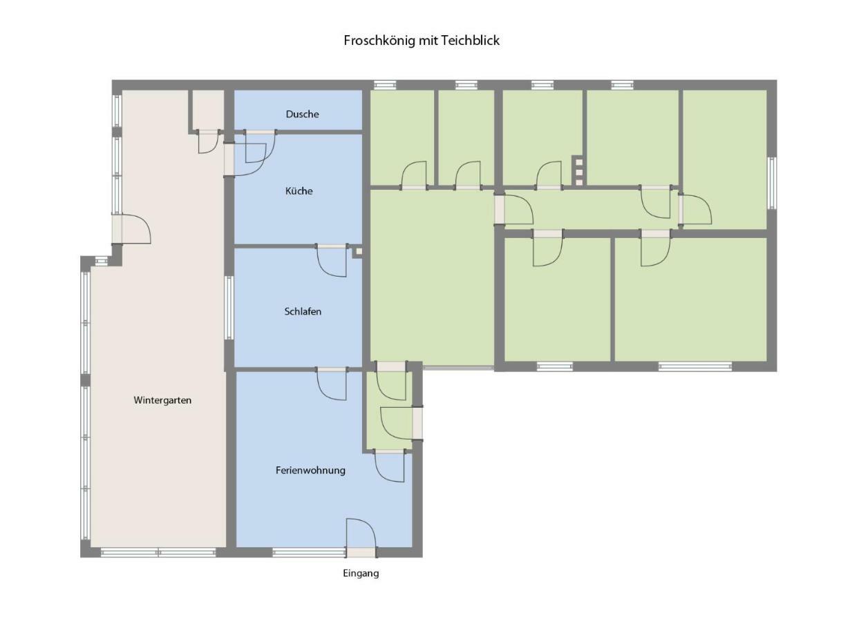 Froschkoenig Mit Teichblick Apartman Trendelburg Kültér fotó